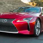 Lexus LC500 κόκκινη