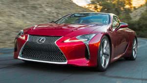 Lexus LC500 κόκκινη