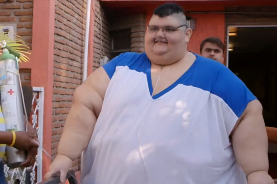 παχύσαρκος άνδρας