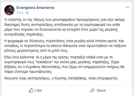 αντώναρος facebook