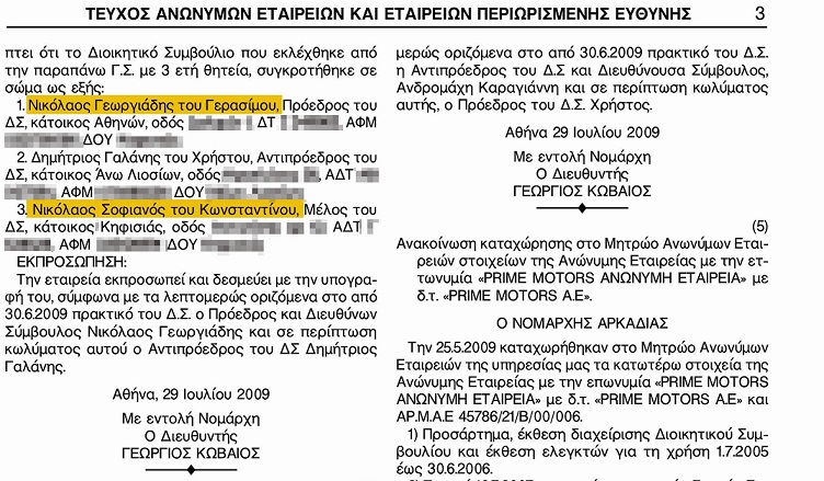 εφημερίδα της κυβερνήσεως