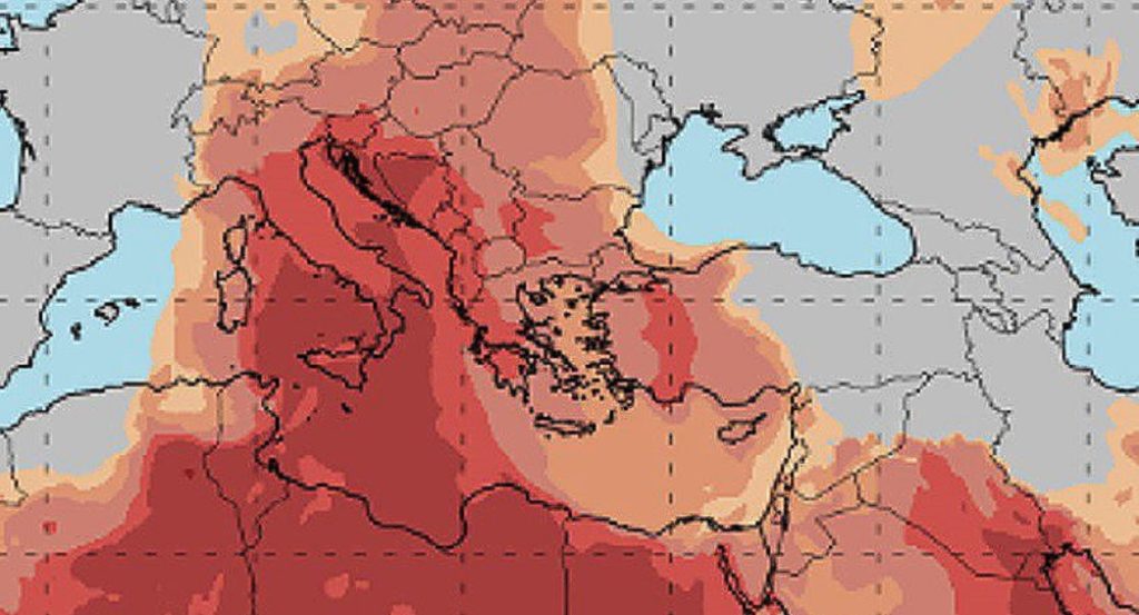 χάρτης με σκόνη, μετεό