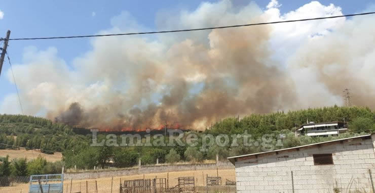 η πυρκαγιά ξέσπασε στο δήμο μακρακώμης