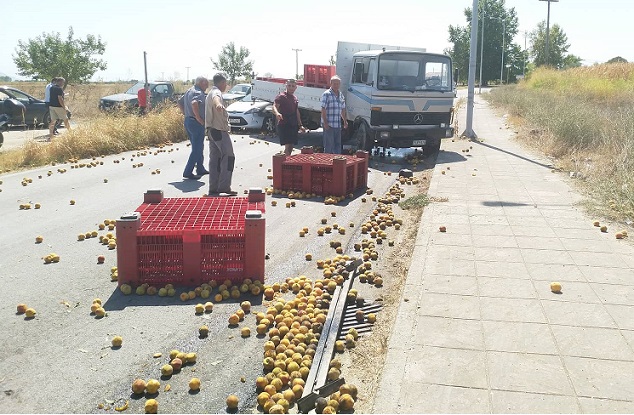 το συμβάν, σημειώθηκε στη διασταύρωση βρυοτόπου με δελέρια